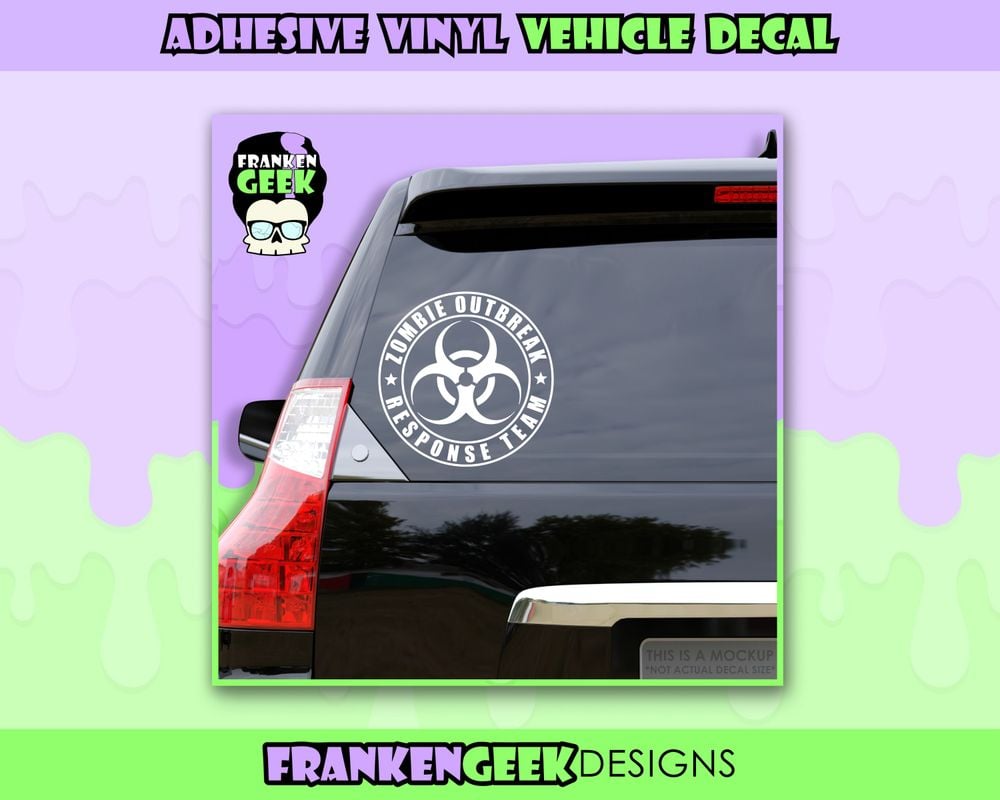 Zombie Outbreak Response Team Vinyl Vehicle Decal